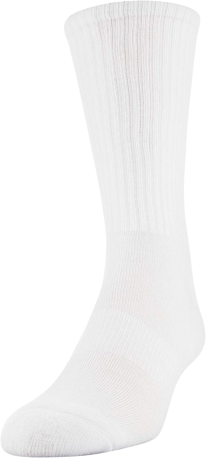 Gildan Men's Performance Crew Socks, 12 Pairs