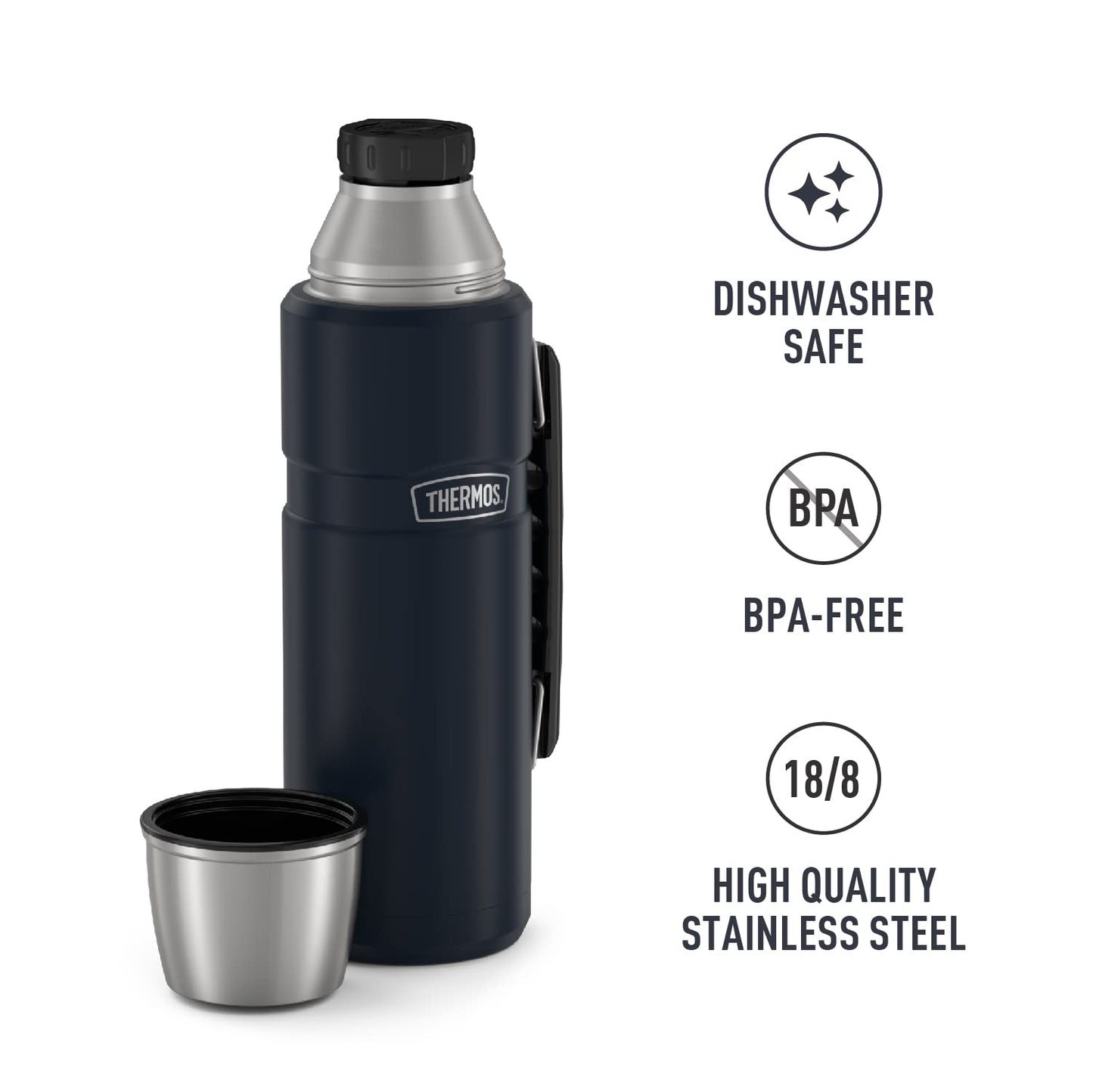 Botella de Bebidas THERMOS Stainless King 40 oz - Midnight Blue