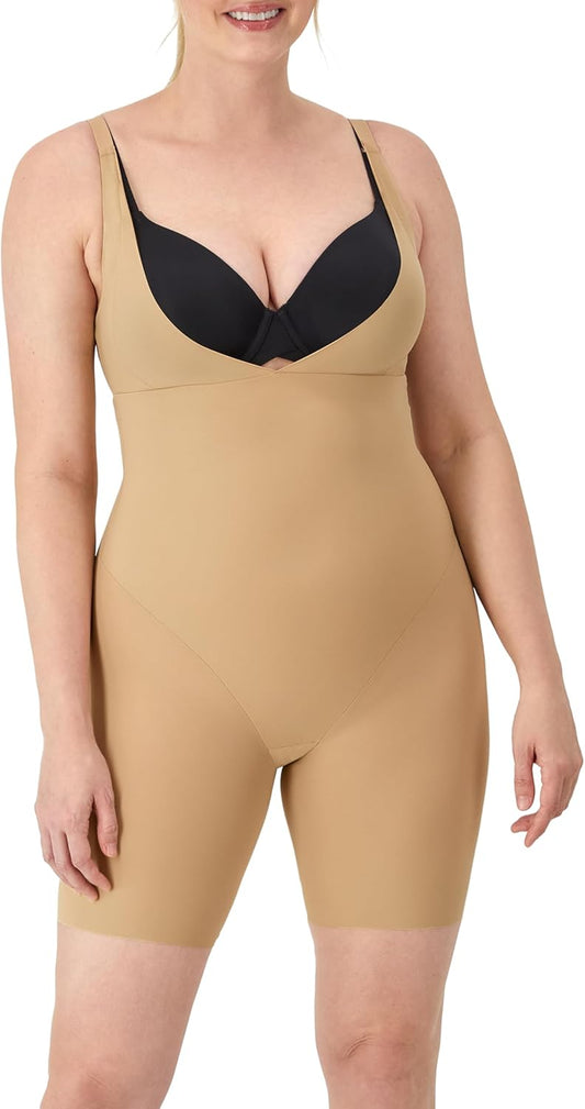 Maidenform Women's Shapewear Tummy Control Bodysuit, Tummy Control Body Suit, High-Waist Thigh Slimmer, Shapewear for Women