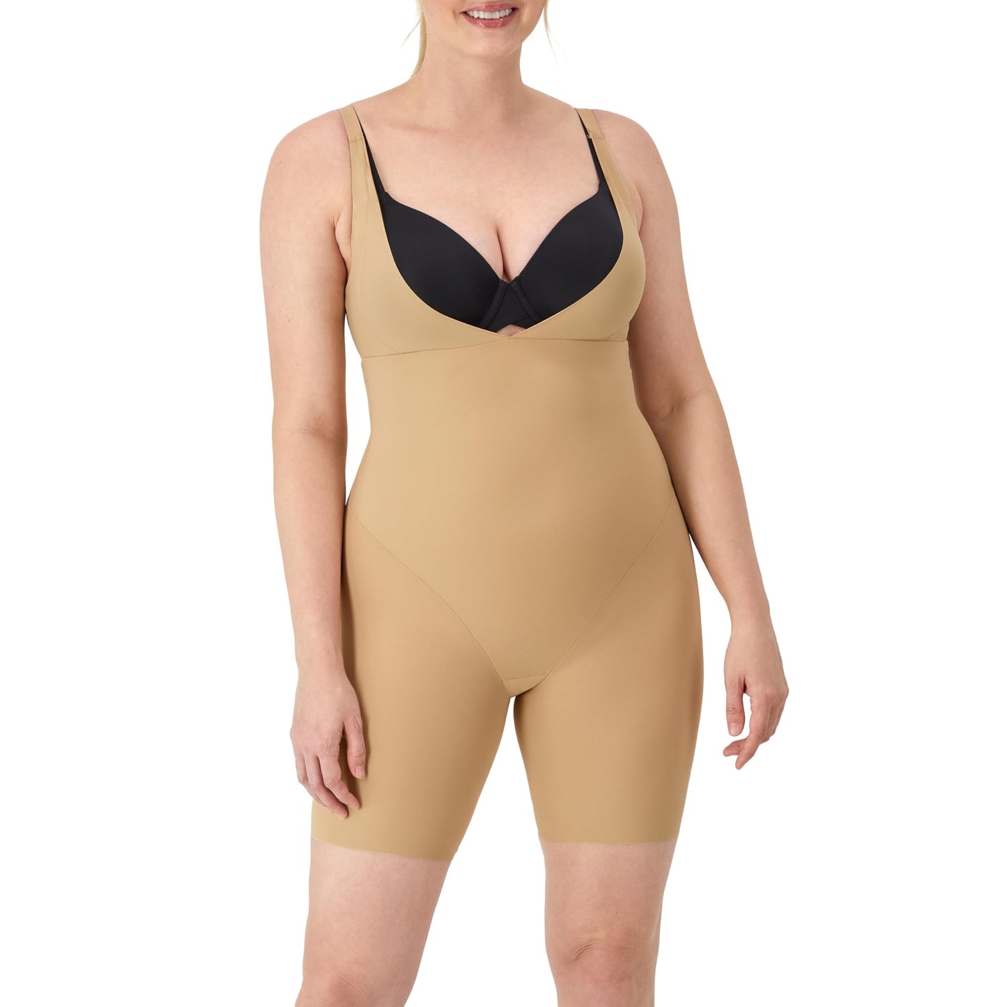 Maidenform Women's Shapewear Tummy Control Bodysuit, Tummy Control Body Suit, High-Waist Thigh Slimmer, Shapewear for Women