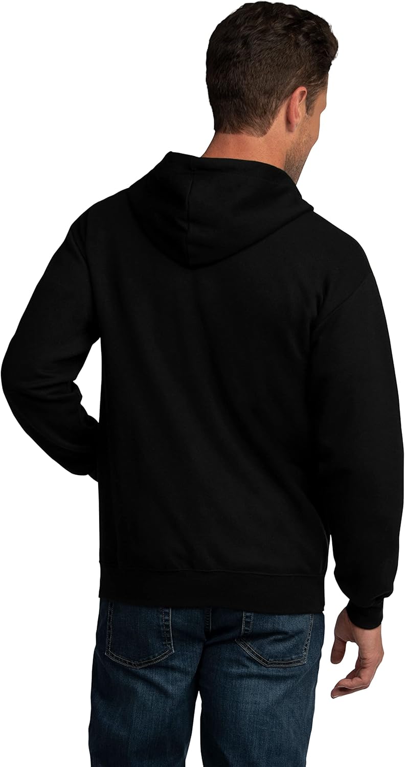 Fruit of the Loom Unisex Adult EverSoft Fleece Full Zip Hoodie Sweatshirt