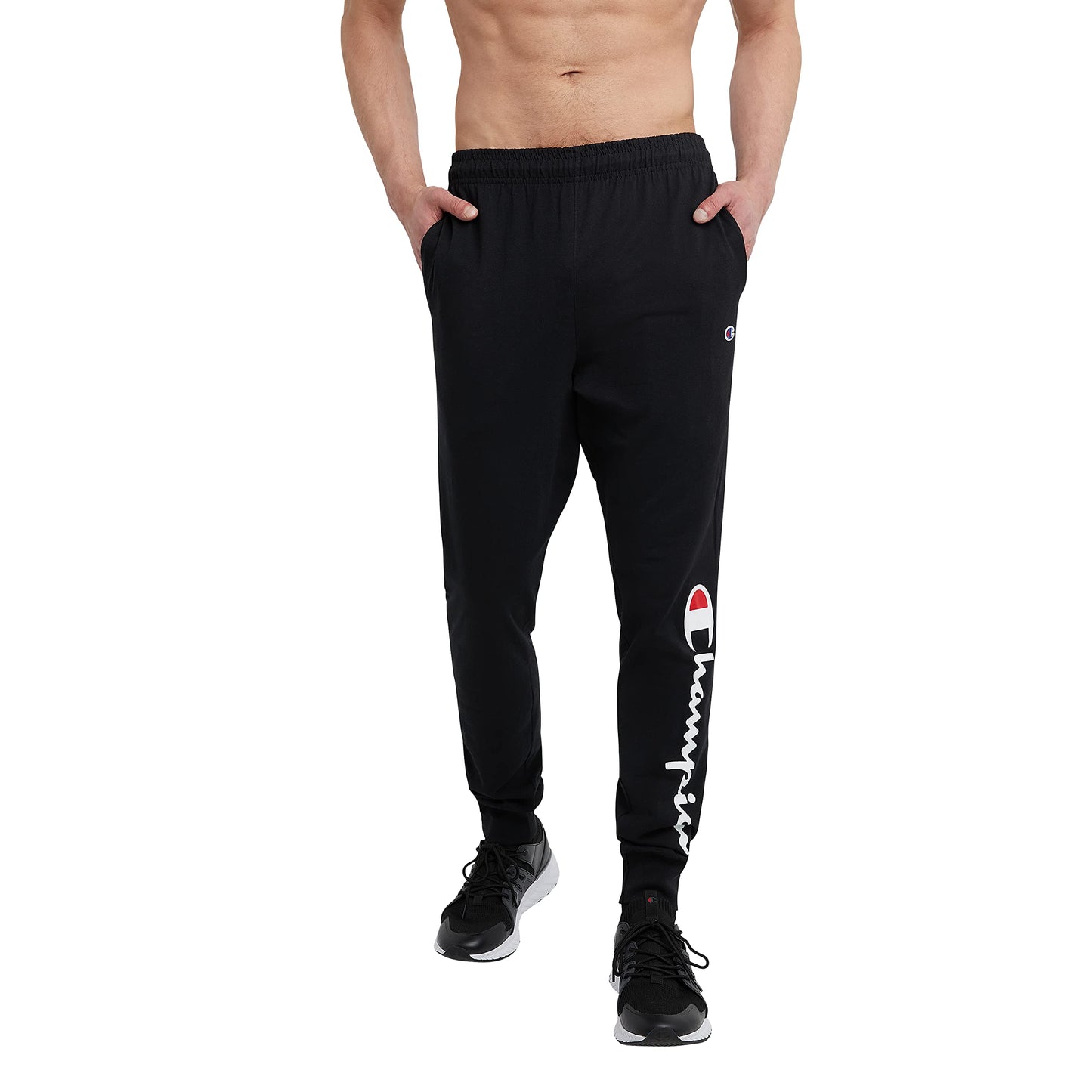 Champion Men's Joggers, Lightweight Lounge Pants, Jersey Graphic Pants for Men, 31"