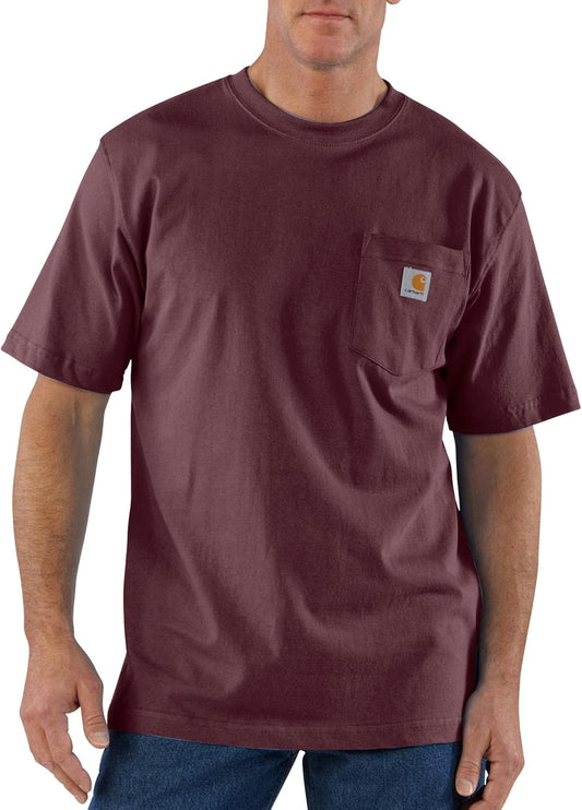 Carhartt Men's Loose Fit Heavyweight Short-Sleeve Pocket T-Shirt