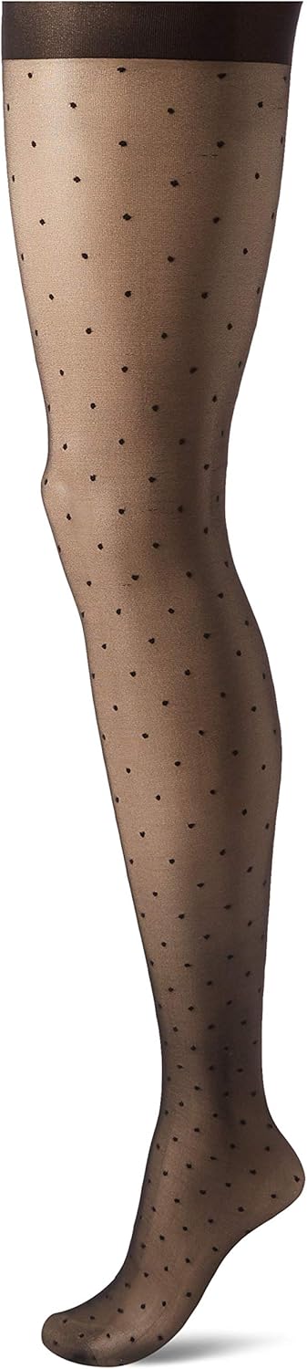 Hanes Women's Compression Control Top Dot Perfect Tights