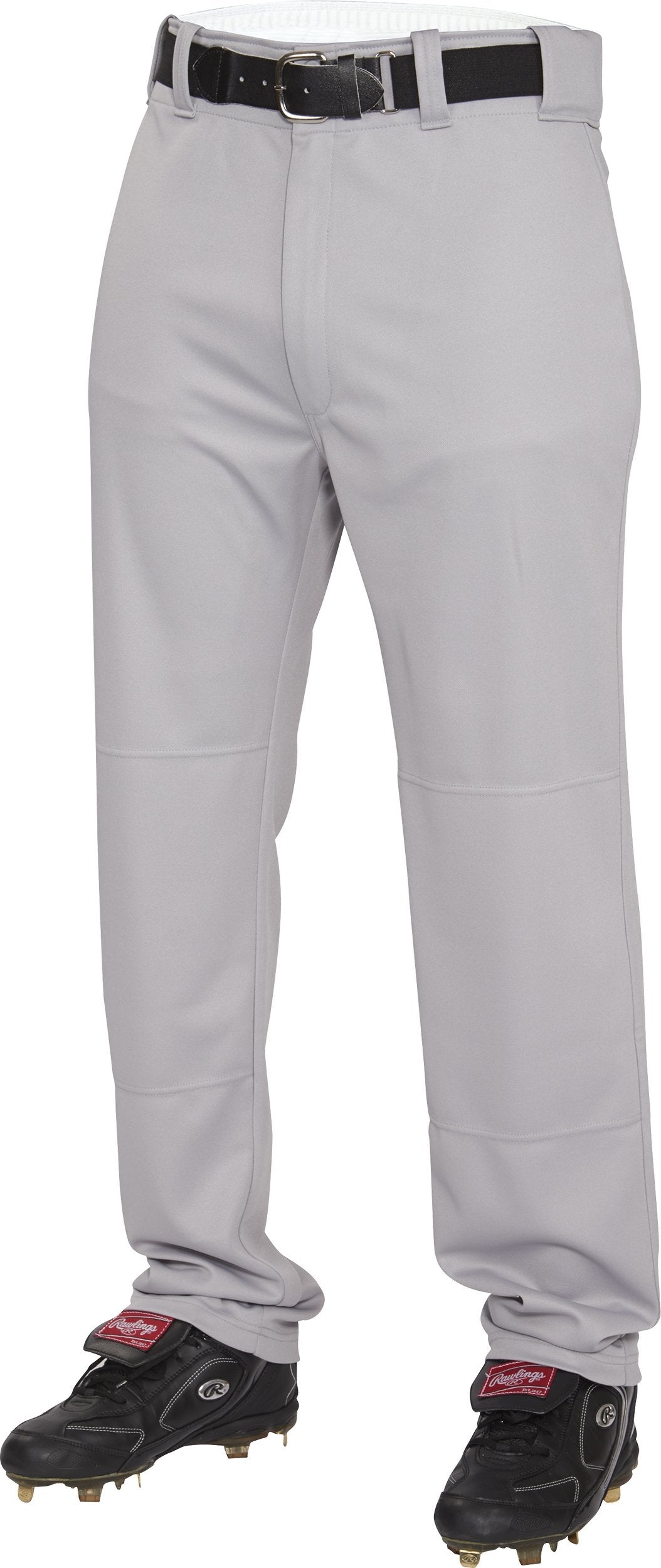 Rawlings Semi-Relaxed Full Length Baseball Pant | Solid & Piped Options | Adult Sizes | Multiple Colors