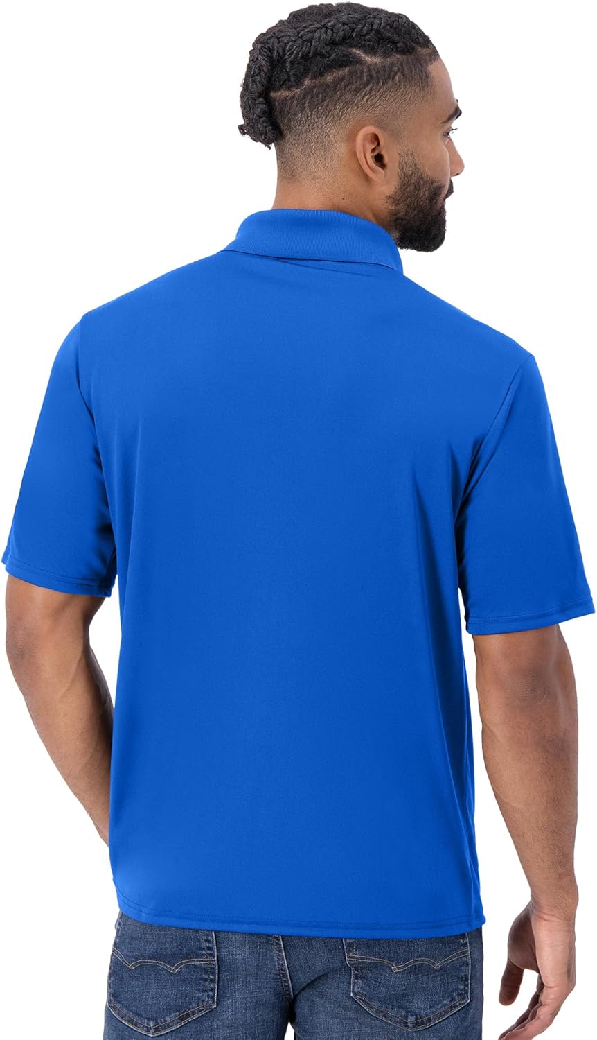 Hanes Men's Cool Dri Polo Shirt, Quick-Drying Performance Polo For Men, 40+ Upf Protection