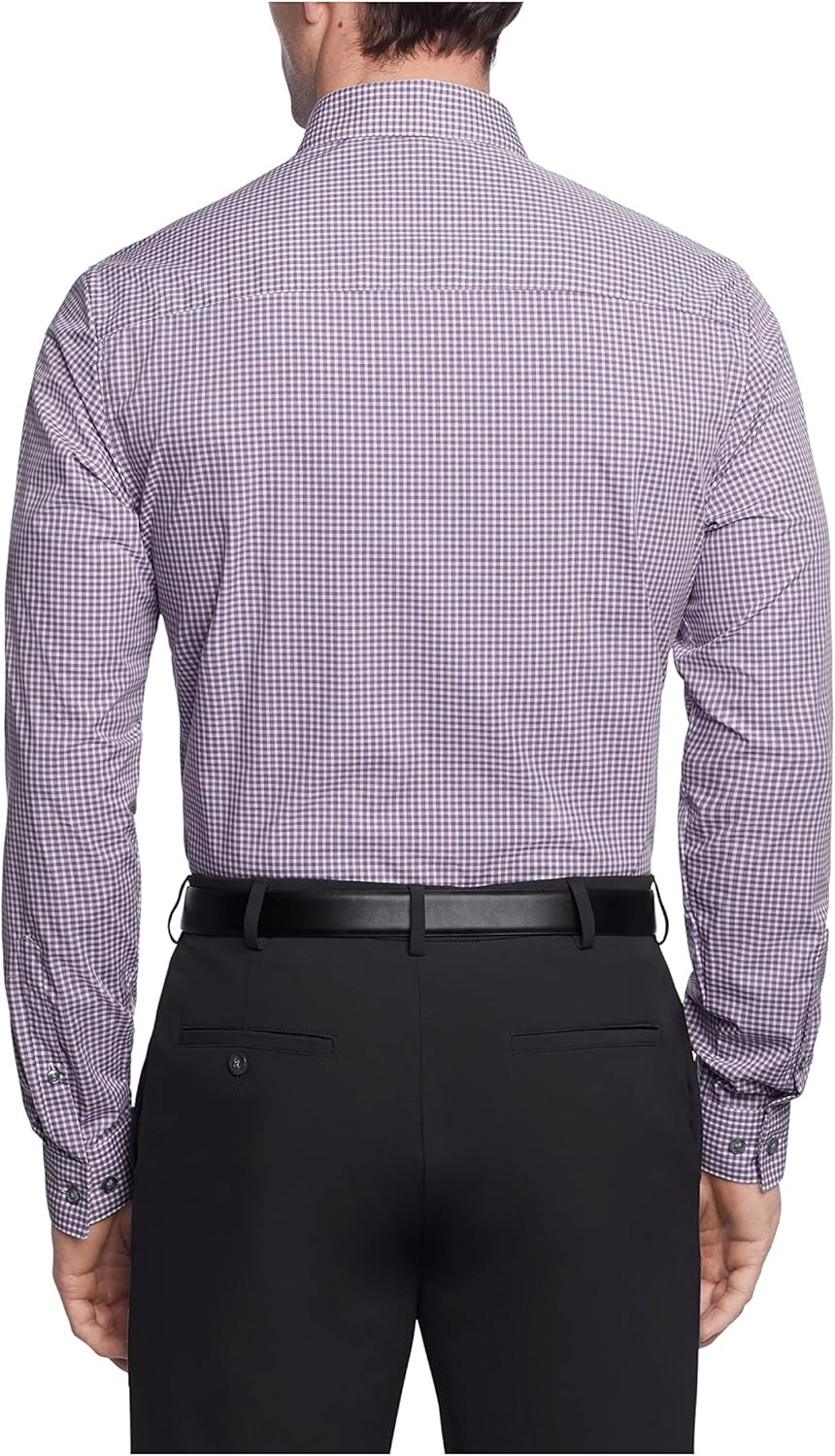 Kenneth Cole Unlisted Men's Dress Shirt Slim Fit Checks and Stripes (Patterned)