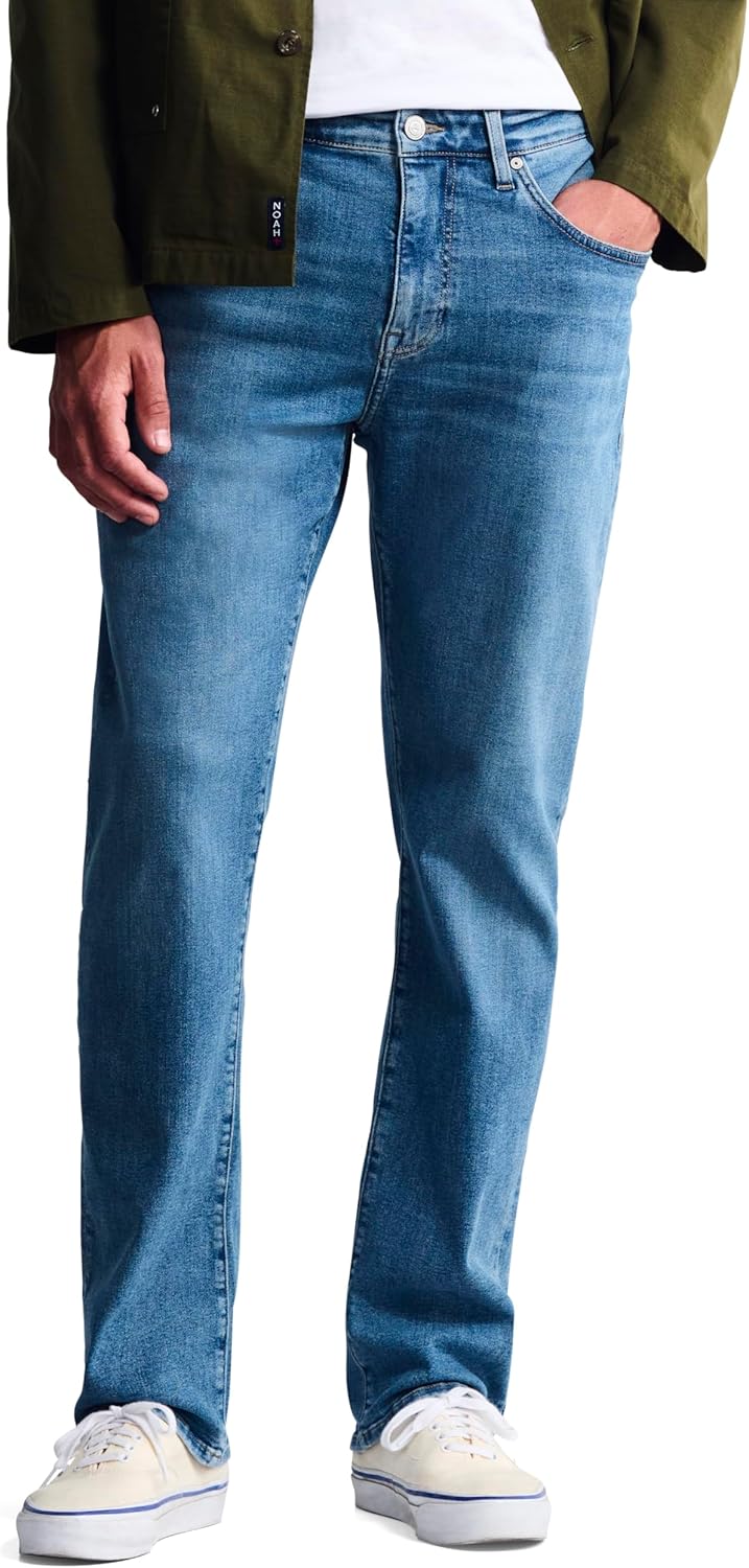 Bridge Men's Regular Rise Straight Leg Jeans