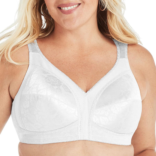 Playtex Women's 18 Hour Full-Coverage Comfort-Strap Wireless Bra, Multipack