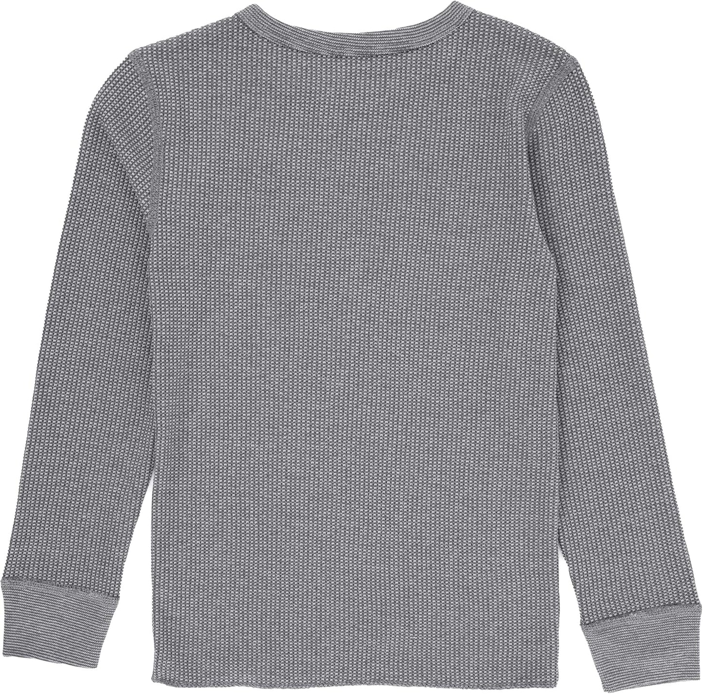 Fruit of the Loom boys Premium 2-pack Thermal Waffle Crew Top