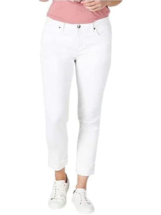 Riders by Lee Indigo Jeans Boyfriend con flecos para mujer